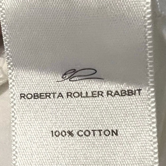 Roberta Roller Rabbit Ivory Dress with Navy Detailing - Picture 6 of 9